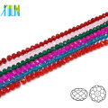 A5040 # -2 YIWU Fabricação De Vidro Especial Cor Frisado Jóias Facetada Cristal Rondelle Beads